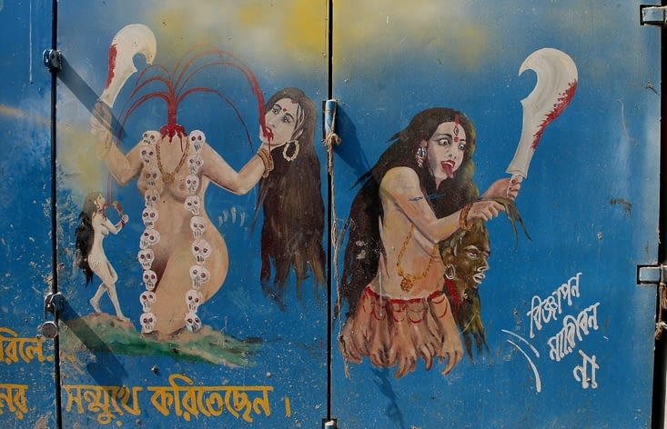 dans le quartier de Kumartuli