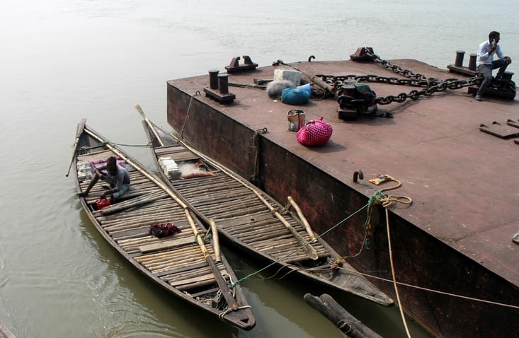 En suivant la rivière Hooghly