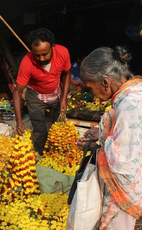 le marché aux fleurs