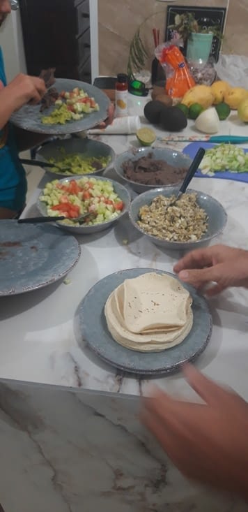 Les repas à la maison à base de tacos