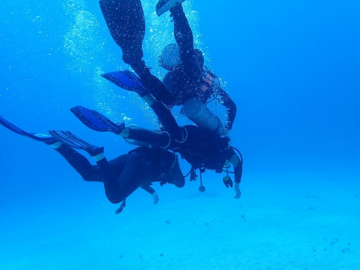 pas assez de plombs, ça flotte comme un ballon