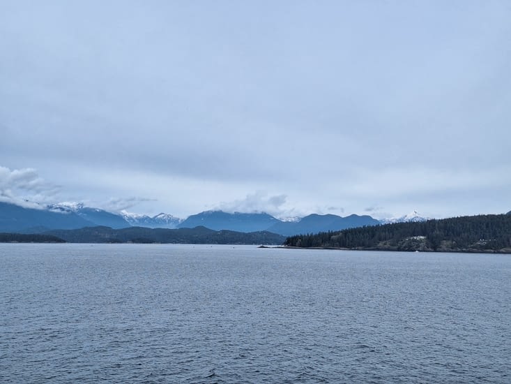Les nombreuses îles qui bordent Vancouver