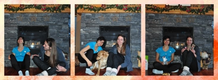 1) Maggie, come !!! 2) Maggie is here ! 3) Maggie is not here...