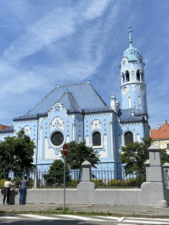 La célèbre « Blue Church » de Bratislava