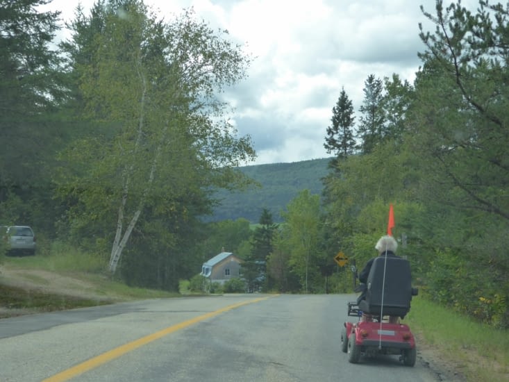 On croise de tout sur la route !