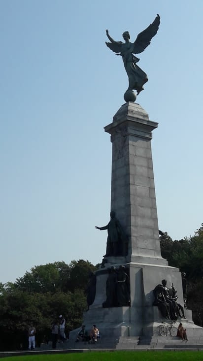Arrivée au parc Mont-Royal