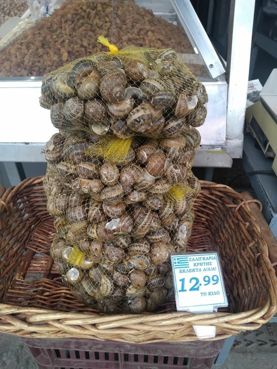 Escargots du marché