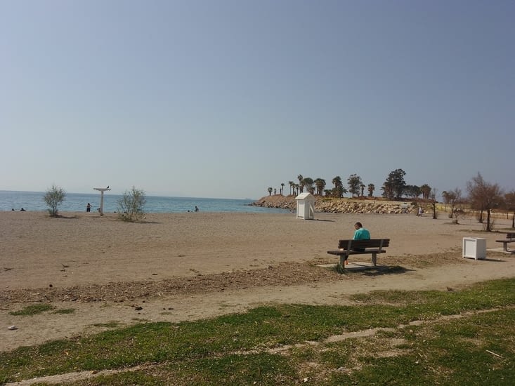 La plage les galets...