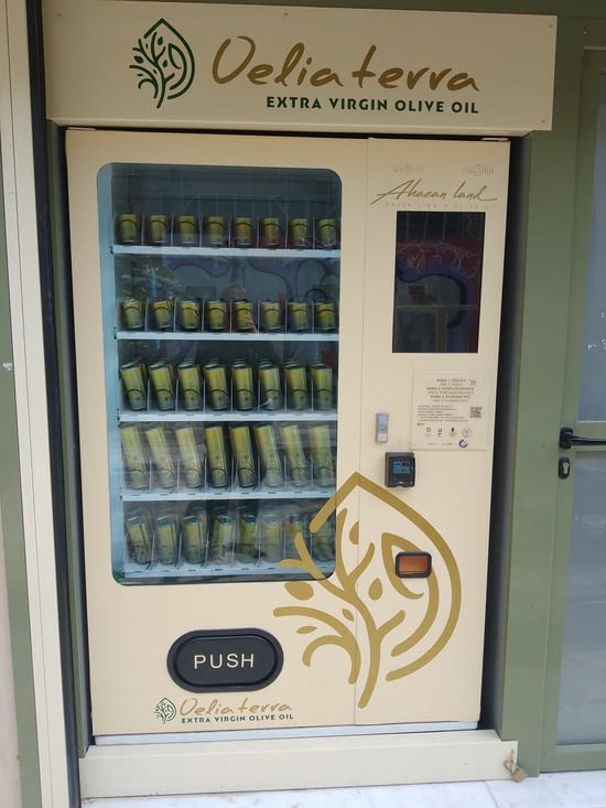 En cas d urgence, distributeur d' huile d'olive