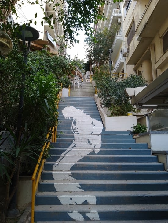 Escalier athénien...