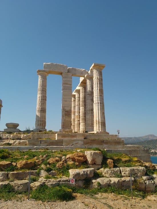Autre vue du temple de Poséidon
