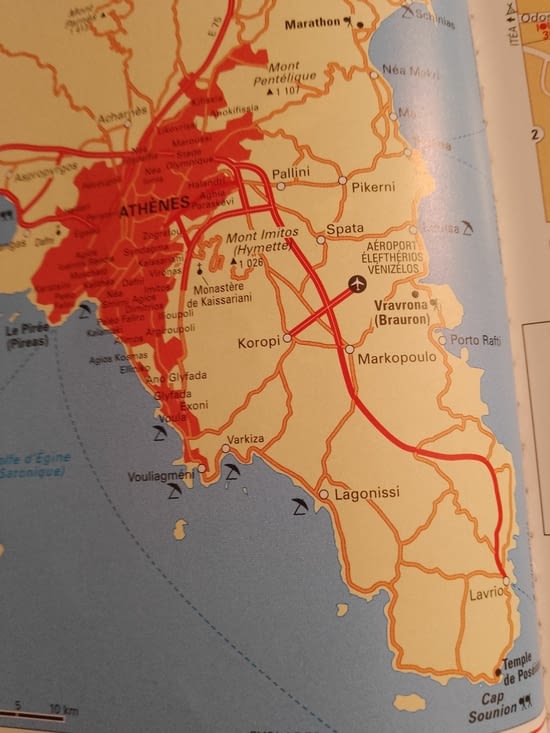 Sounion, tout en bas!