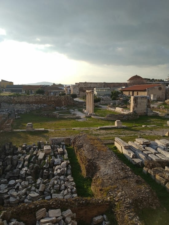 Ruines de la bibliothèque d Hadrien
