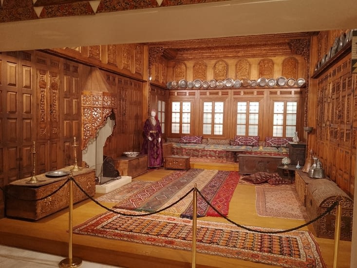 Intérieur d une villa traditionnelle exposée