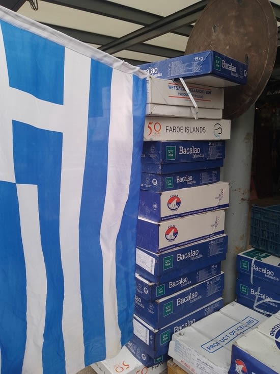 Les fameuses boîtes de morues islandaises...