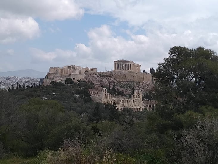 Vue classique, depuis le temple des muses