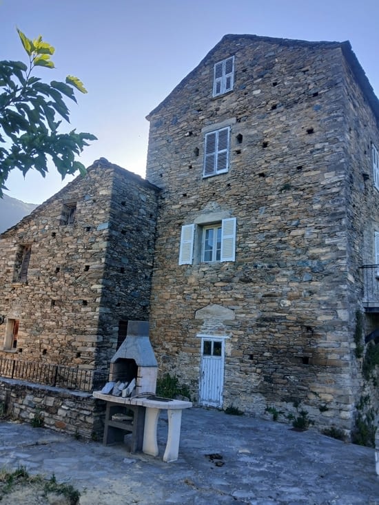 Maison typique de la montagne corse