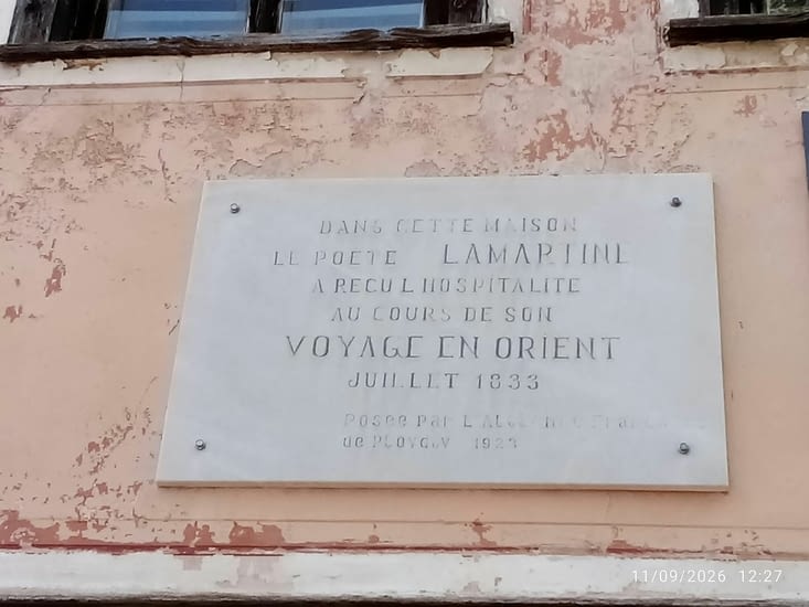 Lamartine à Plovdiv
