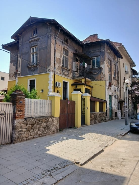 Maison bicolore dans plovdiv