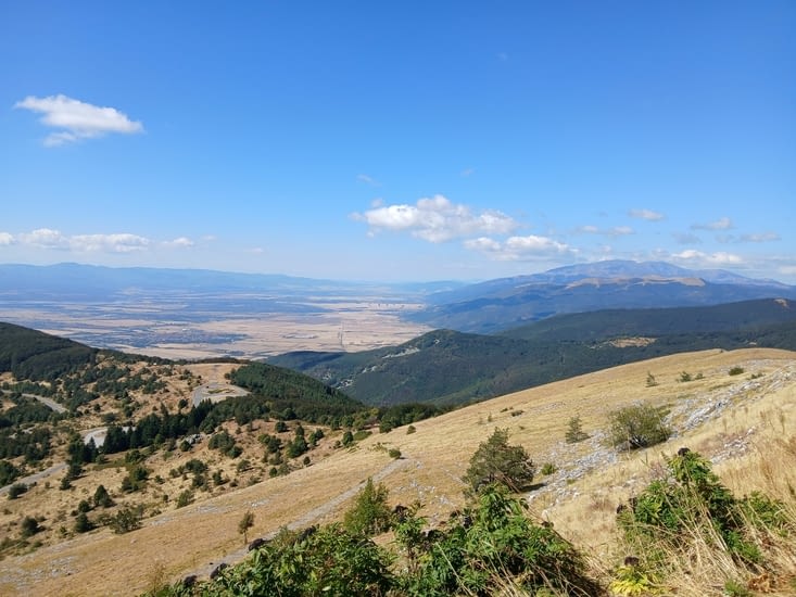 Paysage vu du haut des 1440m