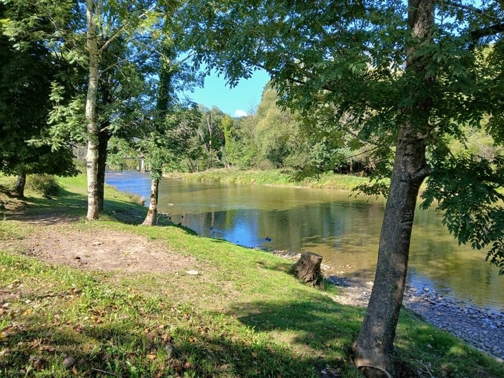 Riviere à la frontiere croatie slovenie