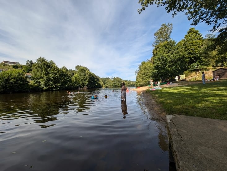 LA baignade à La Celle