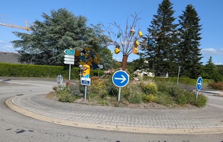 Du rond-point de compétition...