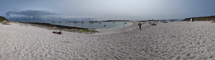 Vu au grand angle depuis St-Nicolas, encore 30' après