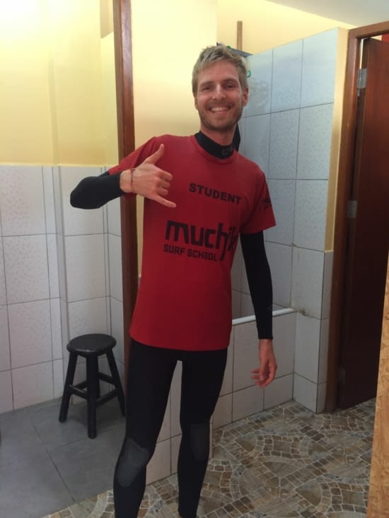 Prêt à se jeter à l'eau !