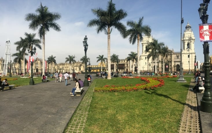 La Plaza de Armas et la cathédrale