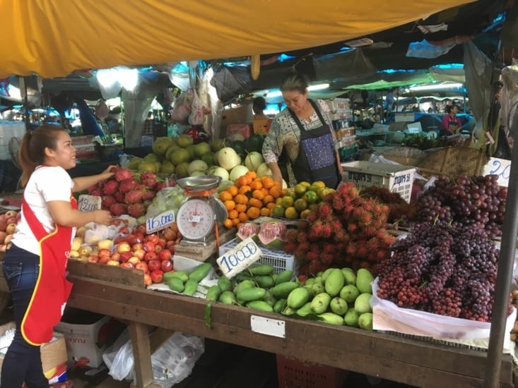 Visite du morning Market