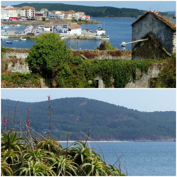 La vue depuis une colline qui surplomb le port