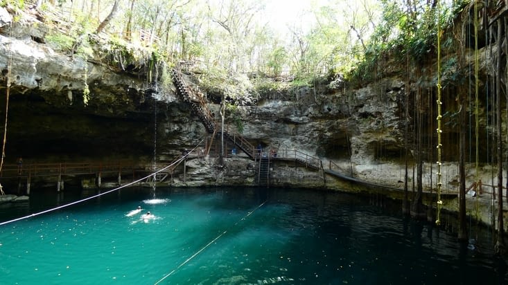 Notre première cénote !