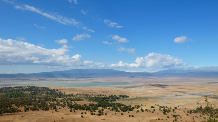 L'impressionnant cratère du Ngorongoro