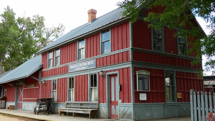 Et pour terminer, l'ancienne gare transformée en visitor center