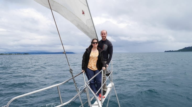Sortie en voilier sur le lac Taupo
