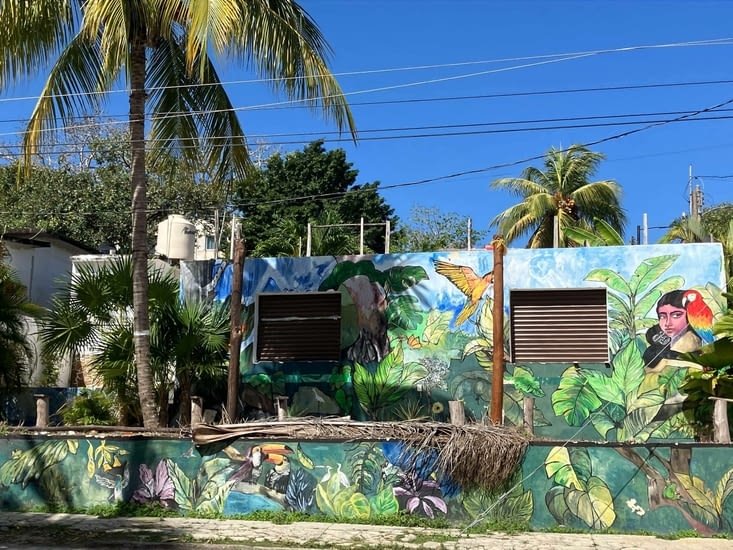 Les fresques de Bacalar