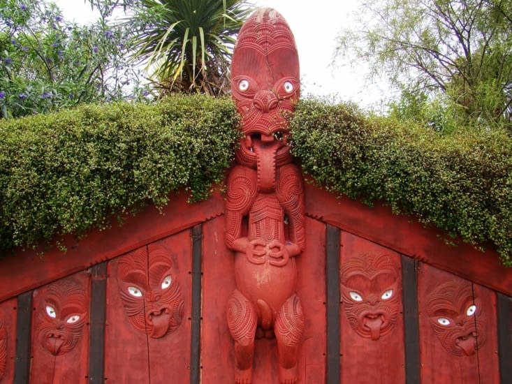 Sculpture traditionnelle Maori