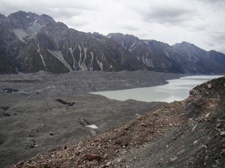 Glacier et son lac