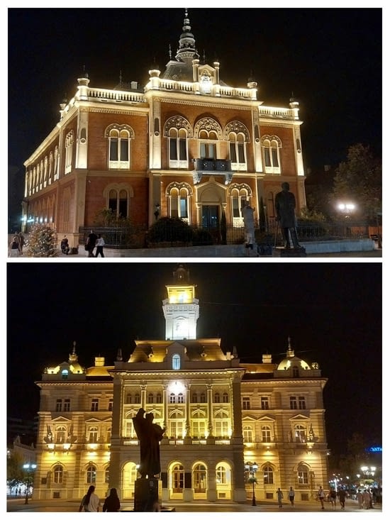 Novi Sad de nuit.