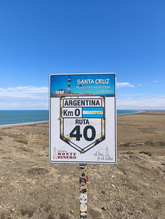 Le panneau officiel du km 0