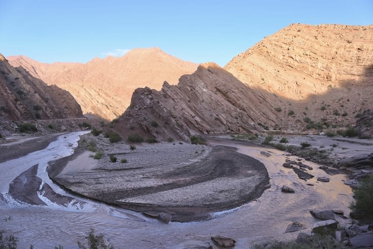 Fer à cheval… Quebrada après Vinchina.