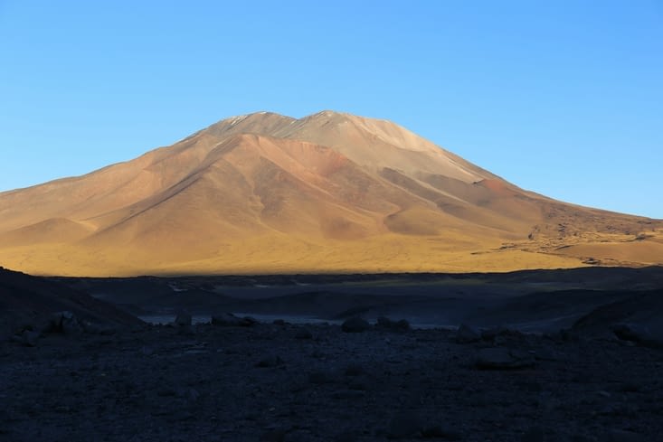 Nevado San Francisco, 6016m, au lever du soleil.
