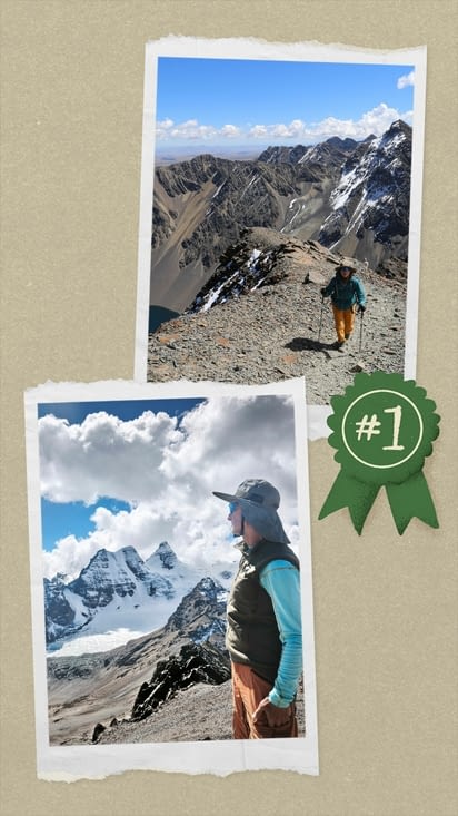 Arrivée au Pico Austria 5327m.