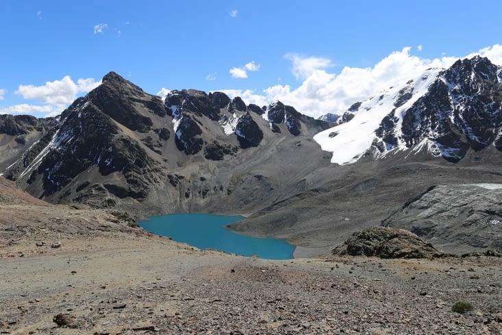 Laguna Eslovenia, depuis le Paso Chakoti.