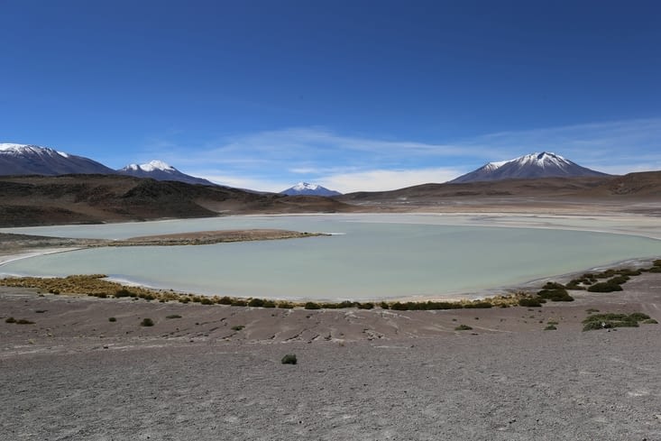 Une autre lagune sur fond de sommets à 5-6000m.