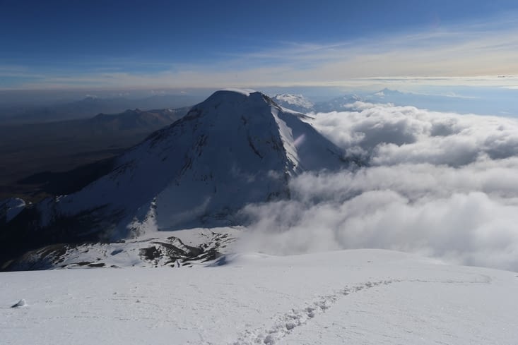 Vue sur le volcan Pomerape.