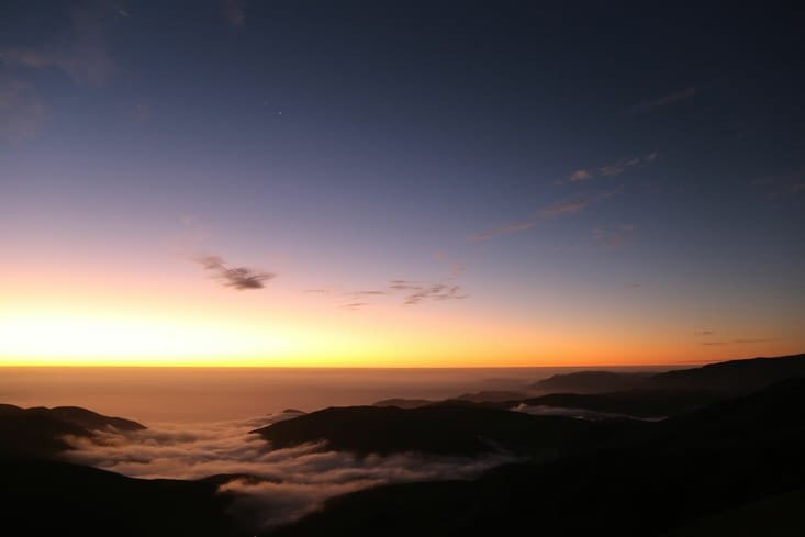 Mer de nuages à 1700 m