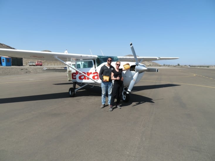 Après 30 mins de vol : le diplôme !