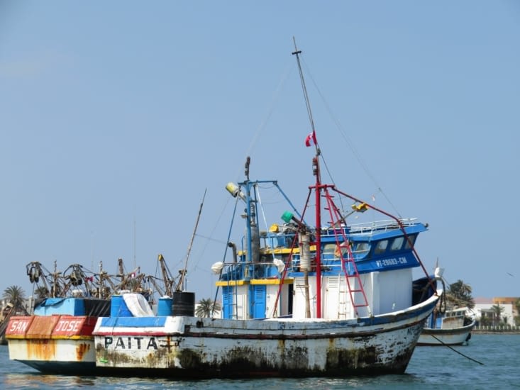 Navire de pêcheurs de Paracas